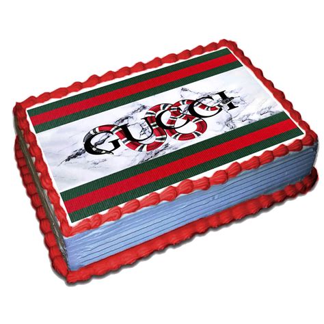 Gucci edible cake toppers